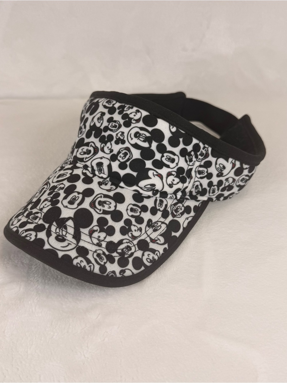 Disney Black and White Mickey Mouse Visor